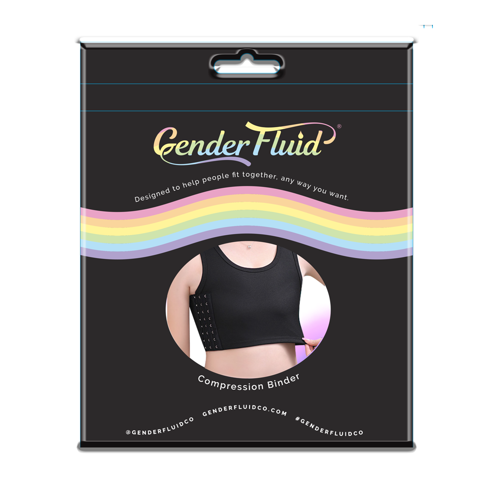 Gender Fluid Chest Binder Black - Medium – EP Products Canada