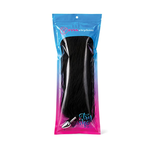 Foxtail Plug - Medium - BLACK