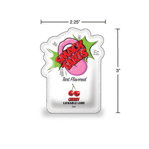 SMACK Tarts - Lickable Flavored Lubricant - Cherry 3ML Pouch Display of 36 🍒