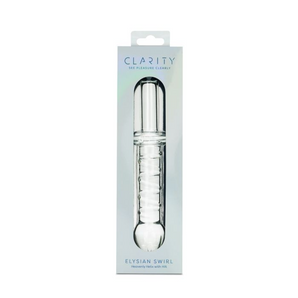 Clarity - Glass Dildo - Elysian Swirl