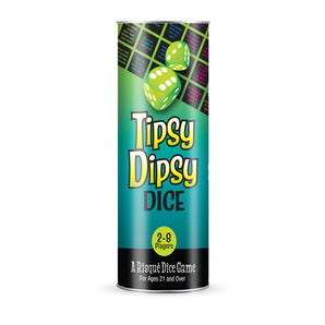 Tipsy Dipsy Dice Game, Drinking Dice Game for Adults