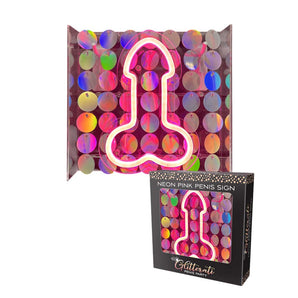 Glitterati Neon Penis Light up Sign