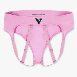 Womens Small - JockVStrap Sheer Briefs - Taffy