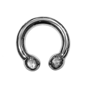 Stainless Steel Horse Shoe Cock Ring - 50mm