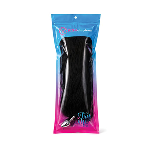 Foxtail Plug - Small - BLACK