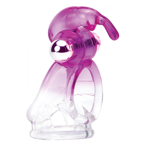 WET DREAMS - DREAM BOY - HONEY BUNNY JELLY COCK & BALL SLING BULLET GRADIENT COLOR MAGENTA