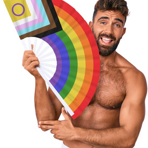 M Proud 25" Fan - Rainbow Flat