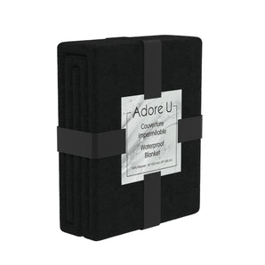 Adore U - Waterproof Blanket - Black