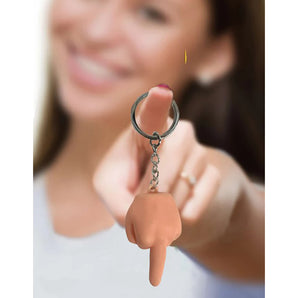 Super Fun Penis Middle Finger Key Chain