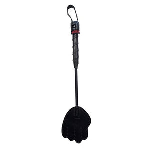 Leather Mini Hand Riding Crop - Black