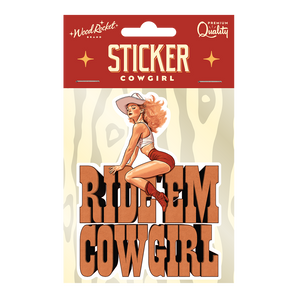 Ride Em Cowgirl Sticker