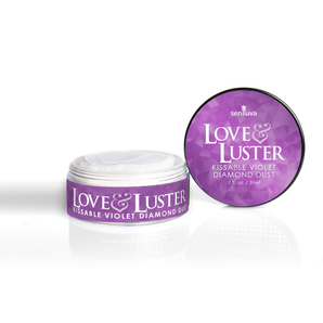 TESTER - Love & Luster Kissable (VIOLET) Diamond Dust 2 fl.oz. (59ml) Jar