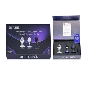 Beginner, The First Step Anal Plug Set – Glass, Metal & Silicone
