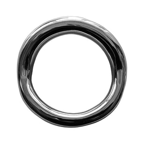 Stainless Steel Ergonomic Cock Ring - 50mm
