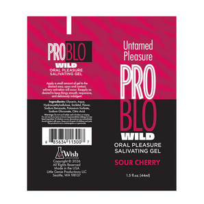 PROBLO Wild, Oral Pleasure Salivating Gel, Sour Cherry 1.5oz