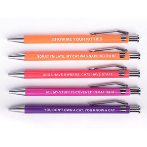 Cat People Pens - 5 pack