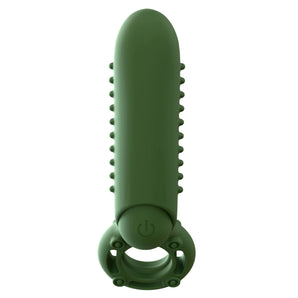 Rechargeable OYeah Vertical Silicone Rechargeable Ring - Green