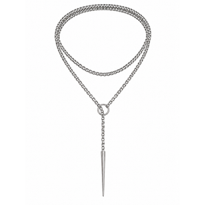 PUNK-O-RING Double-Wrap Slip Chain - Silver