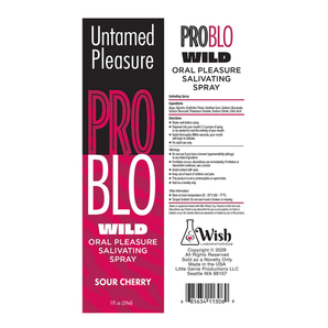 PROBLO Wild, Mouthwatering Salivating Spray, Sour Cherry 1oz