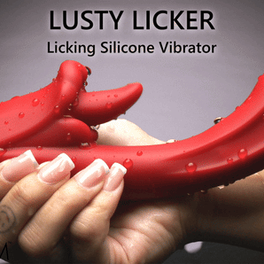 Lusty Licker Licking Silicone Vibrator
