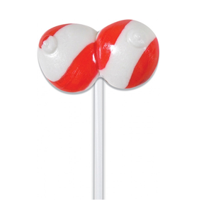 HORNY CHRISTMAS - JINGLE BOOBS - BOOBIE SHAPED LOLLIPOP