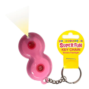 SUPER FUN BOOBIE FLASHLIGHT KEYCHAIN