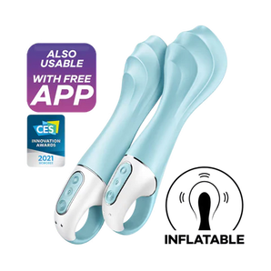 🎁 Air Pump Vibrator 5+ Blue (100% off)