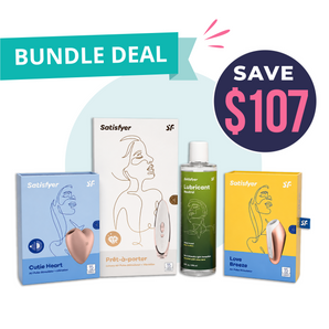 Satisfyer Cutie Heart + Love Breeze + Prêt-à-Porter Value Bundle