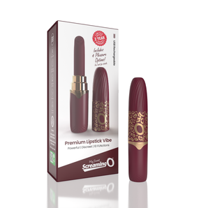 My Secret Premium Rechargeable Vibrating Lipstick - Merlot