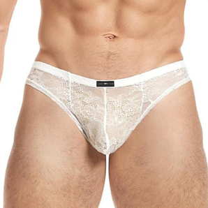 LACE KING LACE BIKINI White ML