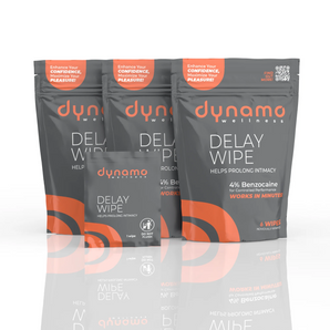 Dynamo Wellness Maximum Strength Delay Wipe 7.5% 18 Pack