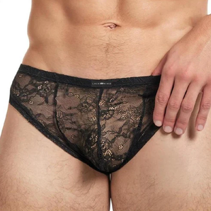 LACE KING LACE BIKINI Black SM