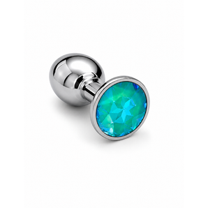 Metal CRZ plug - Small - AQUA OPAL