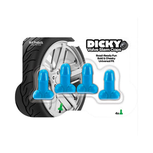 Dicky Valve Stem Caps - Blue