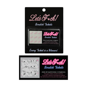Let’s F*ck! Scratch Tickets - 8 coupons