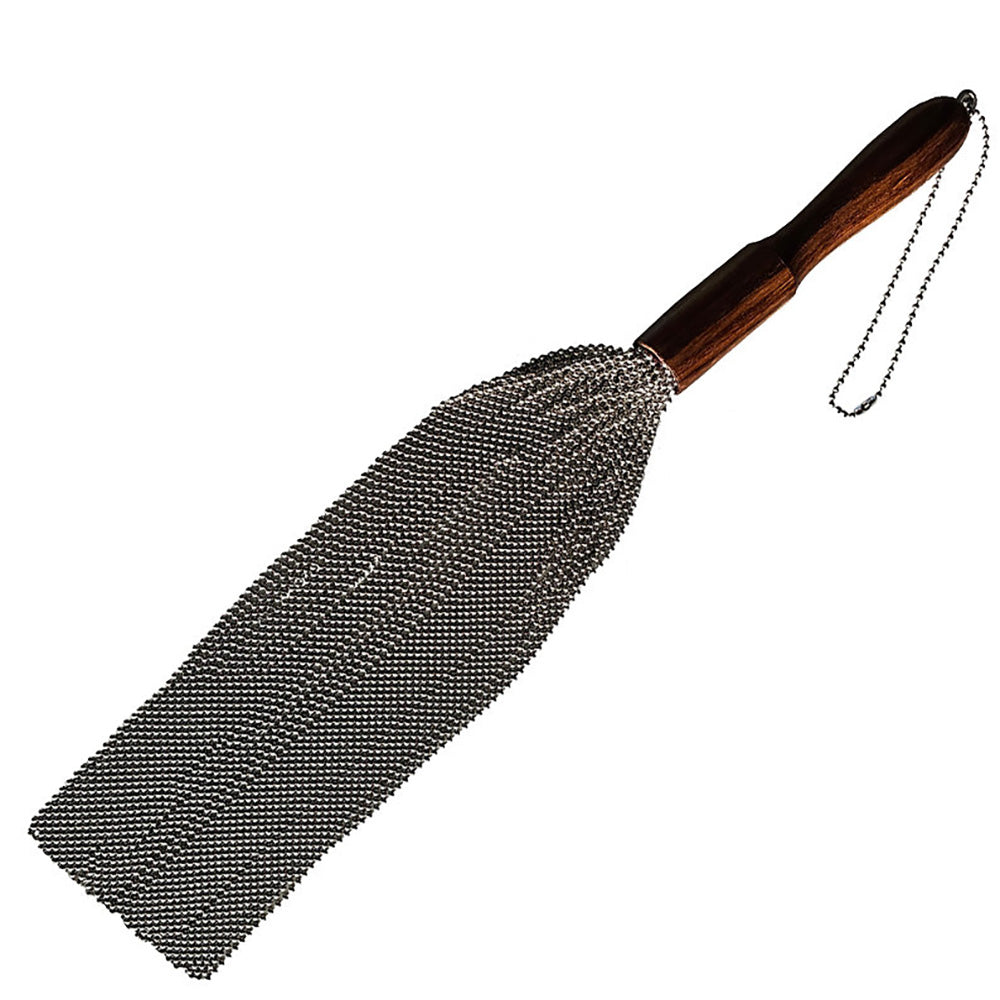 Flog Implement Beaded Metal Flogger with Wooden Handle – EP Products Canada