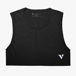 TESTER - Unisex Medium - Mini Crop Top Sheer - Black