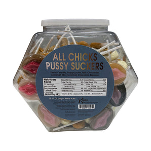 All Chicks Pussy Suckers (72 Pack)