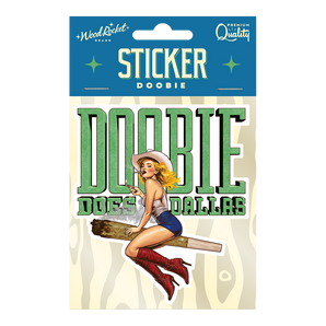Doobie Does Dallas Sticker