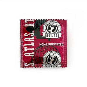 Atlas Plain Non-lubricated Condoms 100pc Bowl