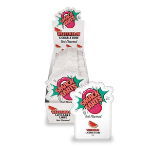 SMACK Tarts - Lickable Flavored Lubricant - Watermelon 3ML Pouch Display of 36 🍉