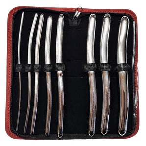 Stainless Steel 8 Piece Hegar Dilator Set