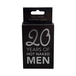 20 Years of Hot Naked Men Playing Cards