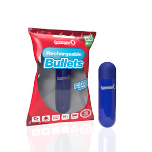 Screaming O Rechargeable Bullets - Blue