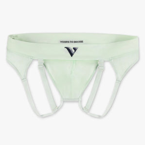 Mens Medium - JockVStrap Rib Briefs - Mint