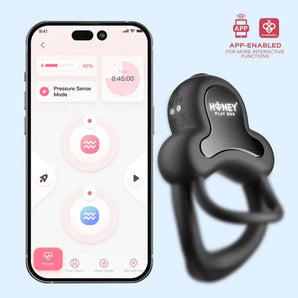 TESTER - Anello App-Controlled Vibr. Double CRing