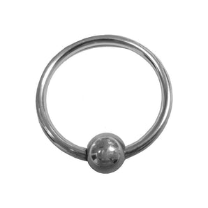 Stainless Steel Glans Ring with Pressure Point Ball