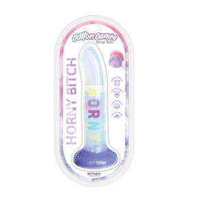 COTTON CANDY - HORNY BITCH 8" DILDO (SILCONE)