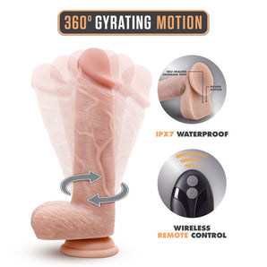 Dr. Ethan Silicone 8.5" Gyrating Dildo