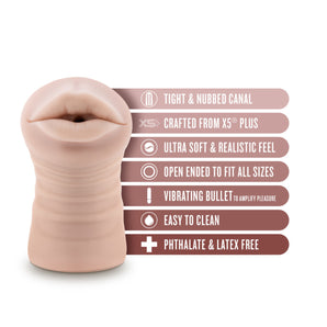 EnLust Nicole - Vibrating stroker -Beige